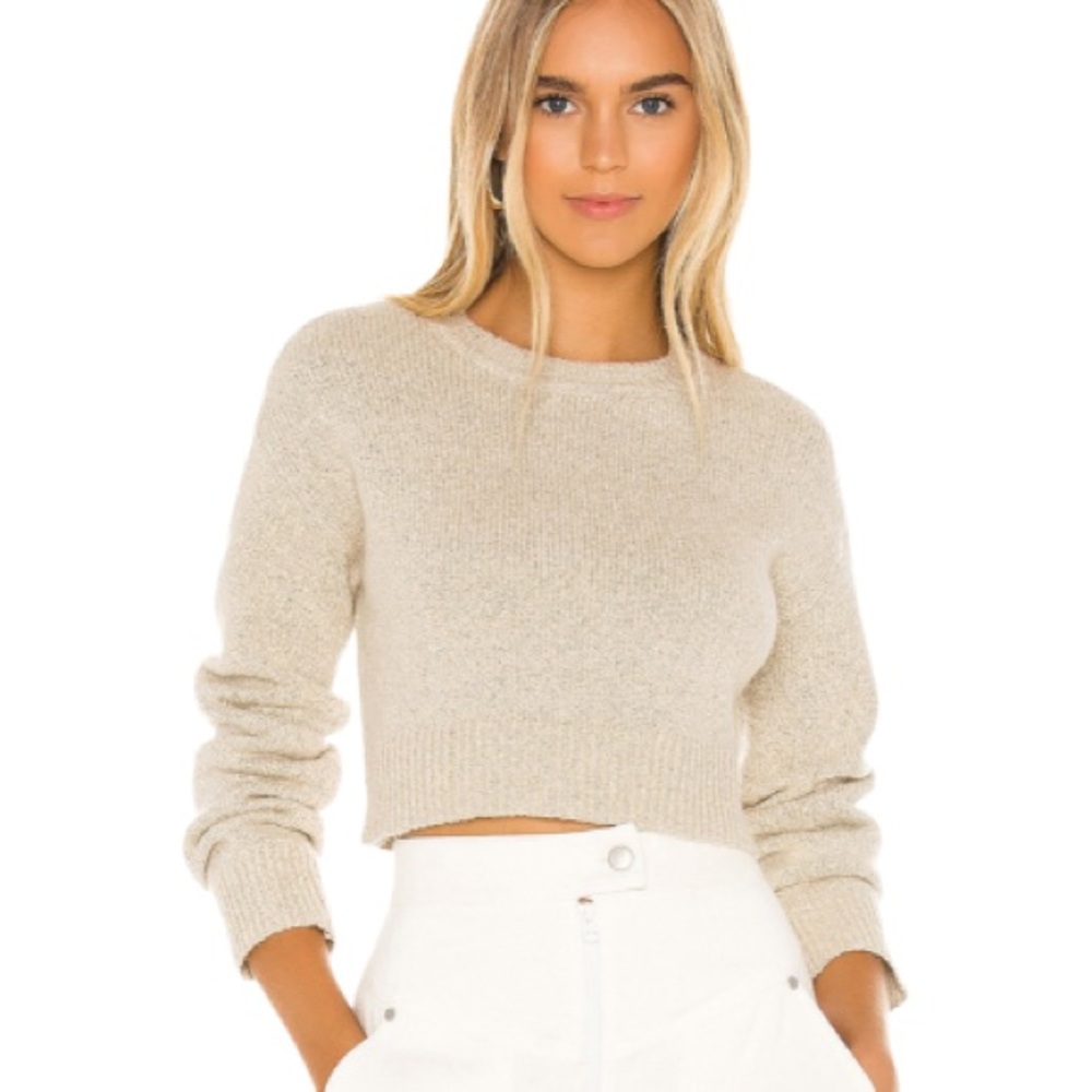 Tularosa cropped light sweater-xs